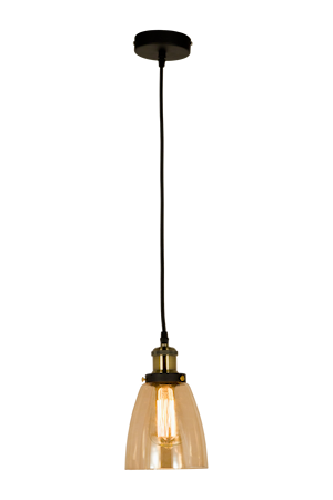 Becky Taklampa Antik/Amber IP20
