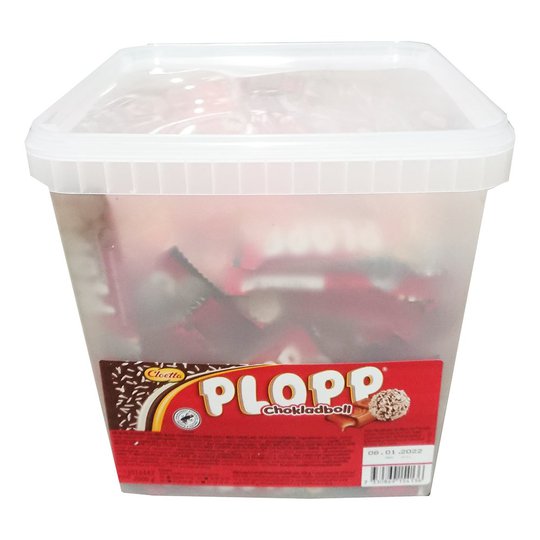 Plopp Chokladboll Storpack - 2 kg