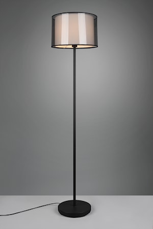 Burton Golvlampa E27 Svart