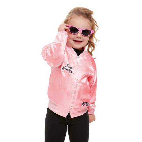 Grease Pink Lady Jacka Deluxe Barn - 3-4 år