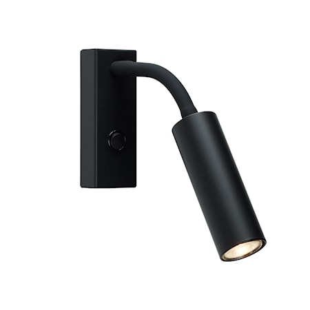 Cato Slim Vägglampa Flex 12,5 cm Svart