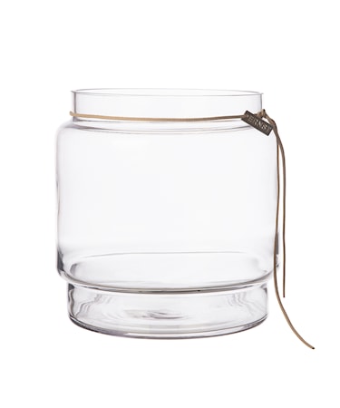 Glasvas d19,8xh20 cm