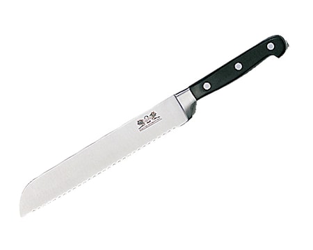 Pluton brödkniv stål/svart, l: