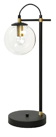 Perla 1 Bordslampa Glas/Mässing/Svart