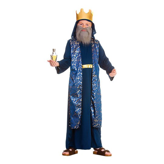 Jesu Födelse Vis Man Blå Barn Maskeraddräkt - Small