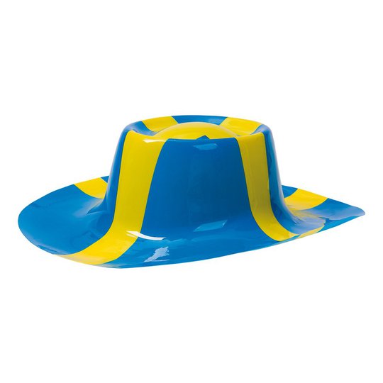 Plasthatt Sverigeflagga - One size