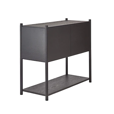 Sceene Bokhylla C 82x93x39 cm Ek Svart