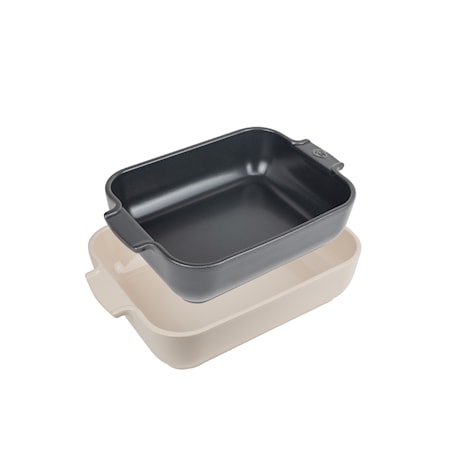 Appolia Ugnsformset 25+32 cm Grå & Vit