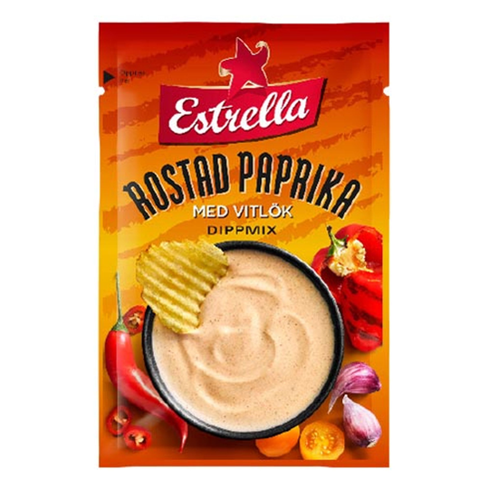 Estrella Dipmix Rostad Paprika & Vitlök
