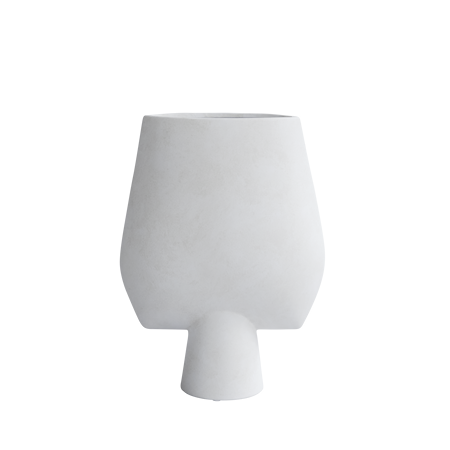 Sphere Vas Square Big Bone White