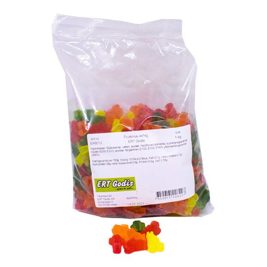Godispåse Fruktbjörnar - 1 kg