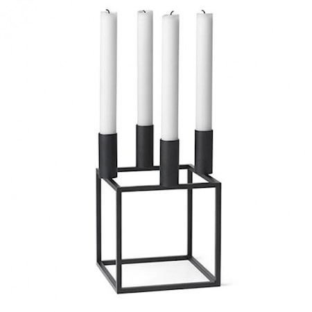 Kubus 4 Ljusstake Svart