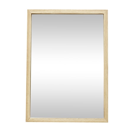 Vægspejl, egetræ, FSC, natur, small