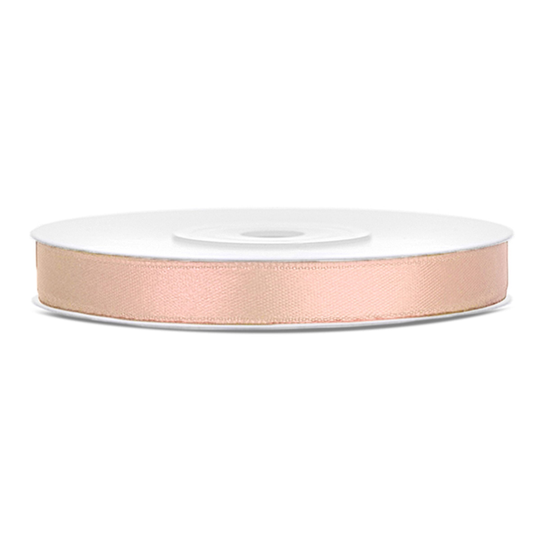 Satinband Ljuspersika - 6 mm x 25 m