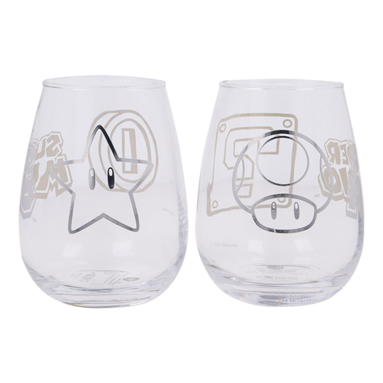 Super Mario Glas - 2-pack