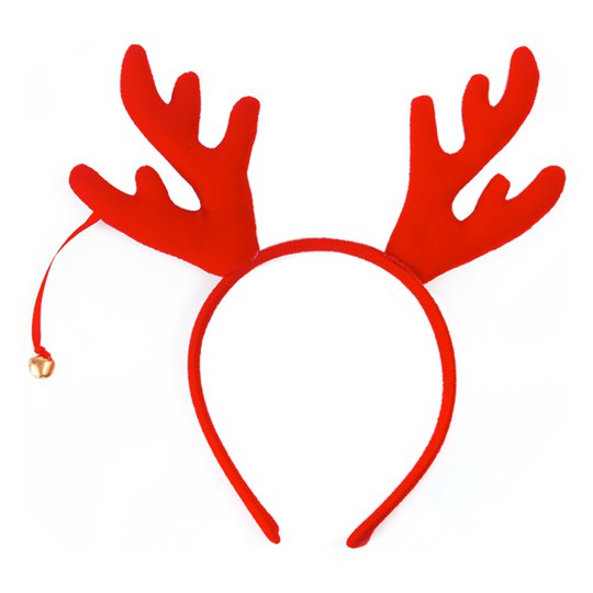Diadem Renhorn med Bjällra - One size