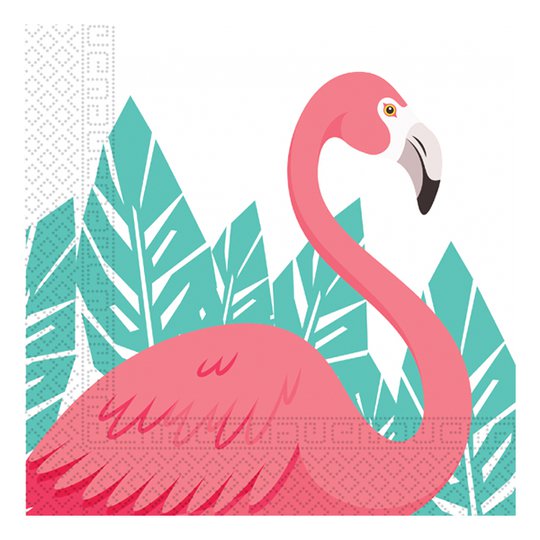 Flamingo Servetter - 20-pack