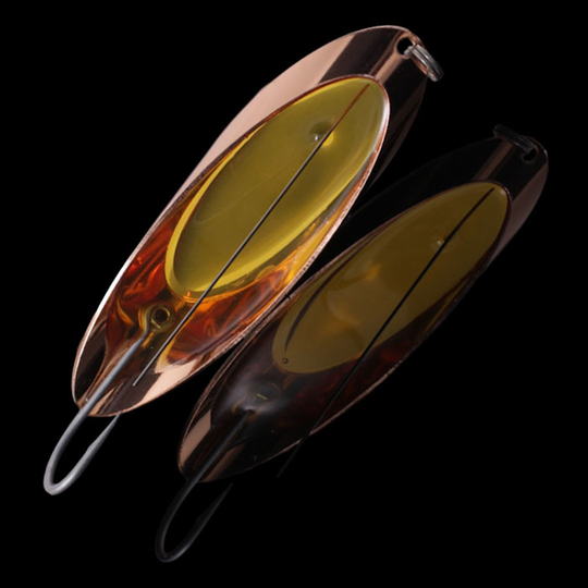 Norolan Pike Spoon 12 g skeddrag Copper/Yellow