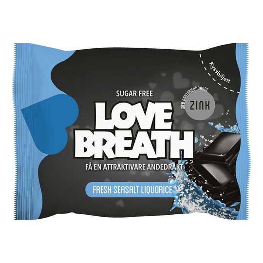 Love Breath Sugtabletter - Fresh Seasalt Liquorice