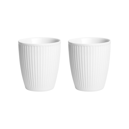 Plissé Termosmugg 8 cl 2-pack Vit