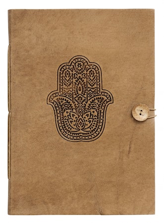 Notebook Fatima Hand Läder Large