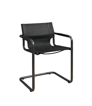 Gianni Stol Matt Svart/Taupe