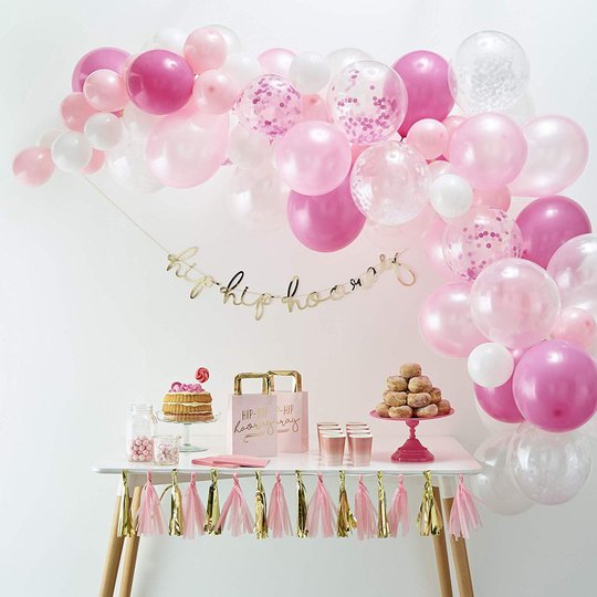 Ballongbåge Rosa
