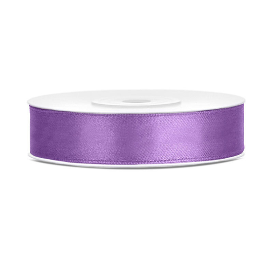 Satinband Ljuslila - 12 mm x 25 m