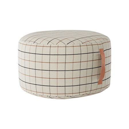 Grid Puff Stor Vit