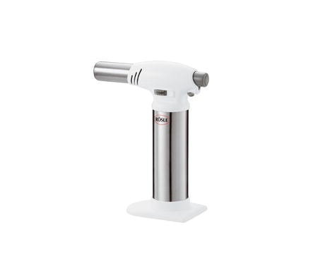 Gasbrännare stål/vit 17 cm