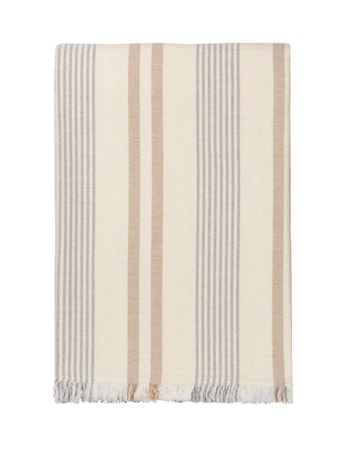 Iris Pläd Beige/Grå