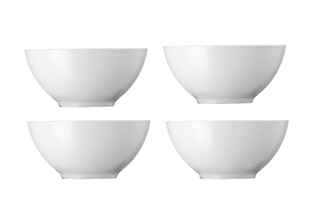 Loft Vit Skål Ø 15 cm 4-pack
