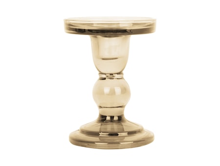 Glas Art Ljusstake Medium Beige