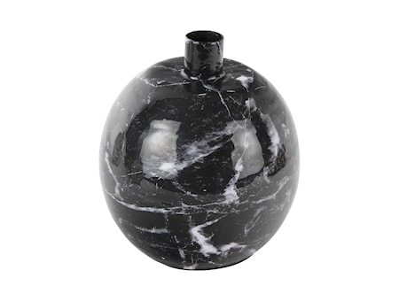Marble look Ljusstake Large Svart