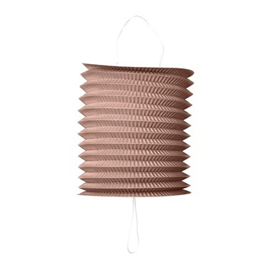 Papperslykta Roséguld Metallic