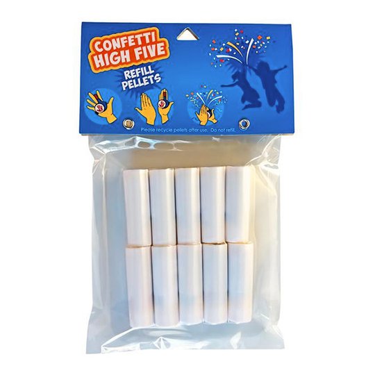 Refills till High Five Konfettikanon - 10-pack