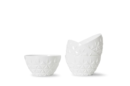 Picknick Skål 4-Pack Vit