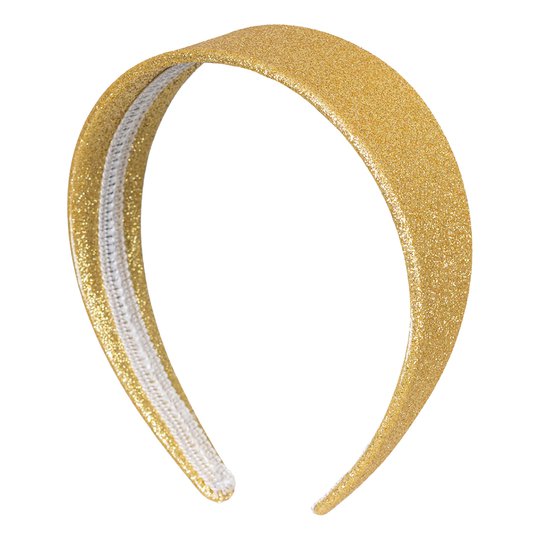 Diadem 50-tal Glitter Guld - One size