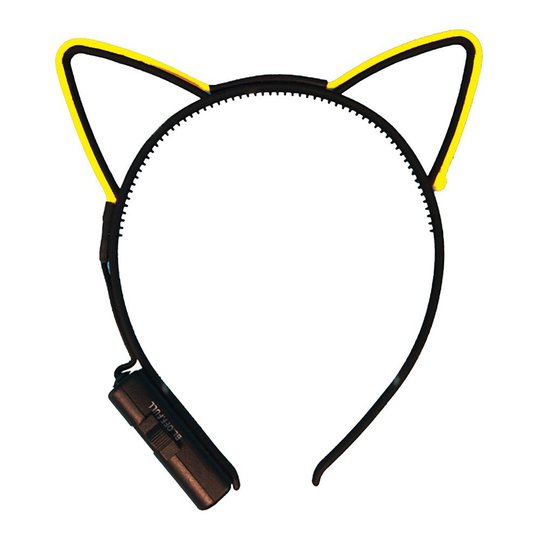 LED Kattöron - Gul