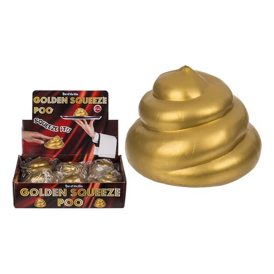 Stressboll Guldbajs - 1-pack