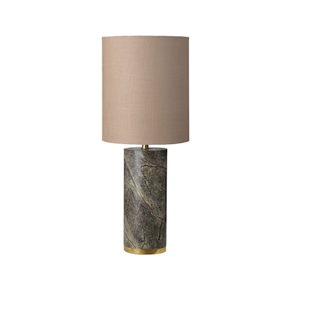 Ella Lampa 25x63 cm Mörk Marmor/ Beige