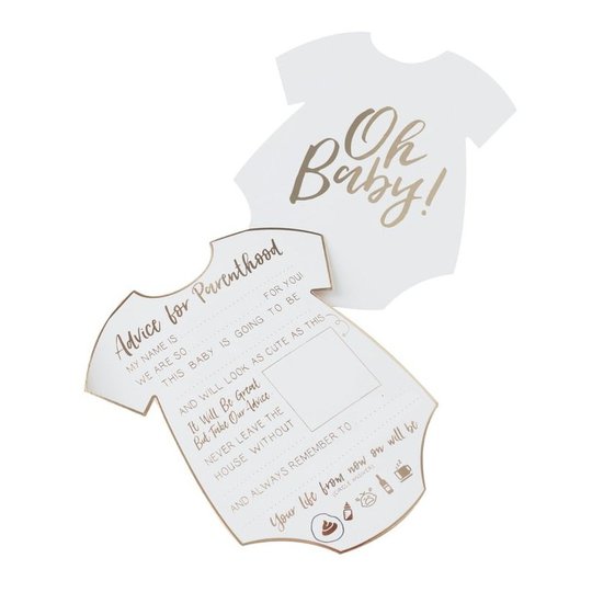 Baby Shower Kort Advice For Parenthood - 10-pack