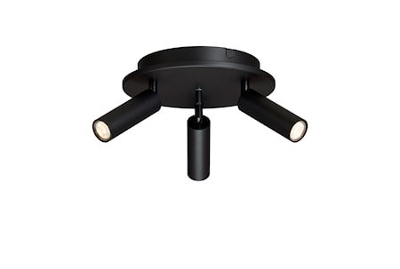 Cato Slim 3 spotlights 20 cm Svart