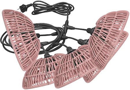 Hue Flex Out Ljusslinga Utomhus Rosa