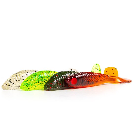 Fladen Vermz Scented Mini Shad & Single Tails 20 st. jiggsortiment