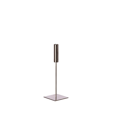 Ljusstake borstad aluminium 30 cm
