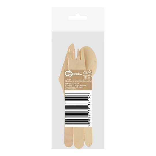 Miljövänliga Träbestick Set - 3-pack