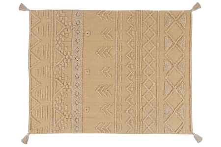 Tribu Matta Tvättbar 120x160 Honung