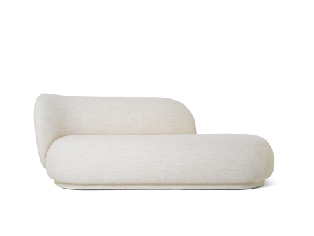 Rico Divan Boucle Vänster Benvit