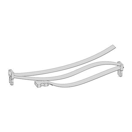 Linea side by side långt band 5m 2-pack Vit